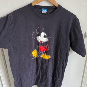 Disney Black Tee with White & Blue Tag